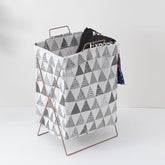 Kuber Industries Laundry Basket For Clothes|Foldable Laundry Hamper|Basket For Toys, Dirty clothes, Storage "40 LTR"-Pack of 4 (Multi-clolor)